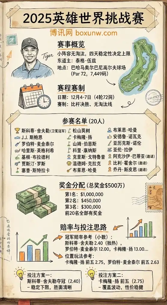 2025英雄世界挑战赛 | 参赛名单与赛程赛制 | 奖金分配、赔率与投注思路