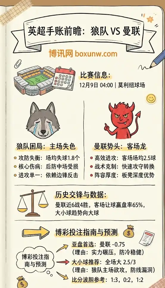 狼队vs曼联-英超博彩预测,赔率分析,投注指南